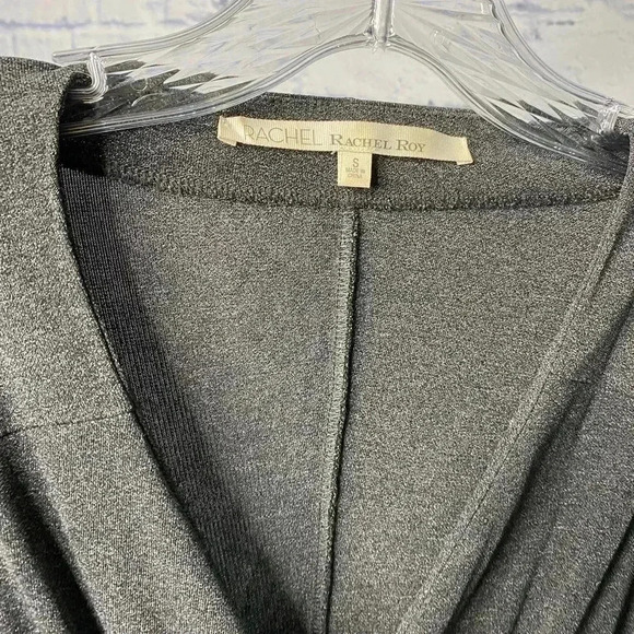 Rachel Roy Heather Gray Wrap Dolman Dress - Picture 4 of 4